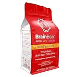Brain Bean Organic Coffee | Smooth Taste, Antioxidant Rich & Fair Trade | Whole Bean Medium Roast 16