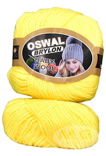 Image of M.G ENTERPRISE Os wal 100% Acrylic Wool Kacha Pila 16 GMS Wool 4 ply Wool Ball Hand Knitting Wool /Art Craft Soft Fingering Crochet Hook Yarn- Art-AECD