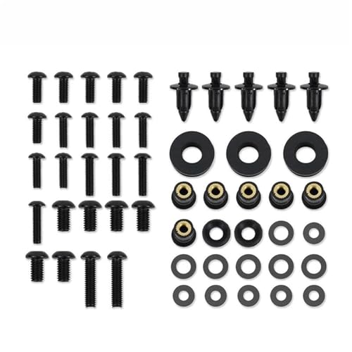 Kit visserie carénage moto Kawasaki Z1000 2003-2006 boulons noirs haute résistance
