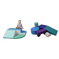 Vista 1 de Factory Direct Partners 11619-CTGN SoftScape - Escalador de esquina para niños pequeños y juego multiusos 12364-CTPU SoftScape Playtime y Climb