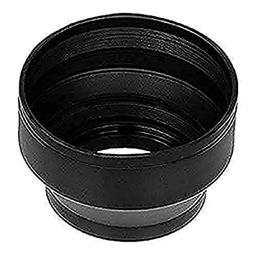 Fotodiox 3-Section Rubber Lens Hood, Sun Shade, 52mm