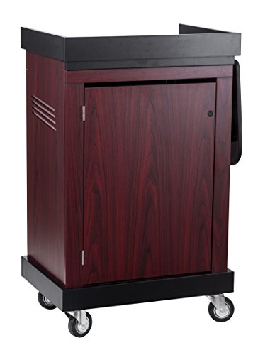 Oklahoma Sound Smart Cart Lectern, Mahogany