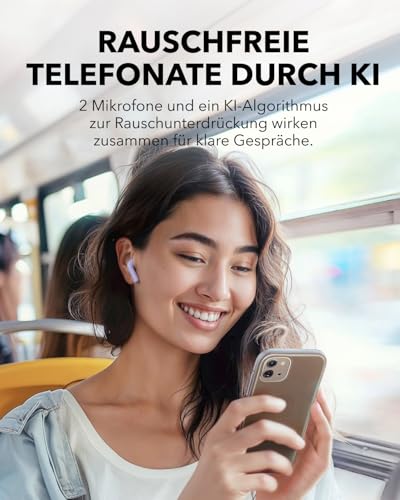 soundcore by Anker oundcore K20i, Semi-In-Ear Earbuds, Bluetooth Wireless – Ansicht 5