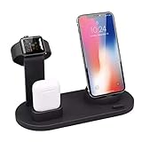 Multi-Function Charging Stand, 3 in 1 Rotatable Charger Dock for iPhone/Micro USB Phone/Type-C...