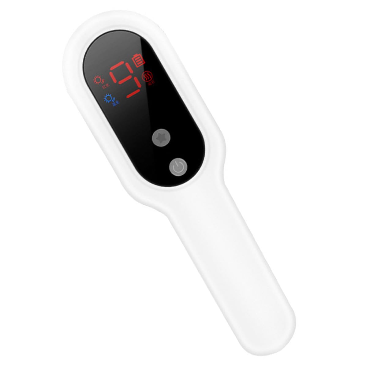 Masajeador de Cabello Eléctrico Diseño Ergonómico, Peine de Masaje Cuero Cabelludo en Abs y Tpu, Portátil Relajación y Cuidado Capilar