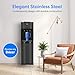Brio Self Cleaning Bottom Loading Water Cooler Water Dispenser – Black Stainless Steel - 3 Temperature Settings - Hot, Room & Cold Water