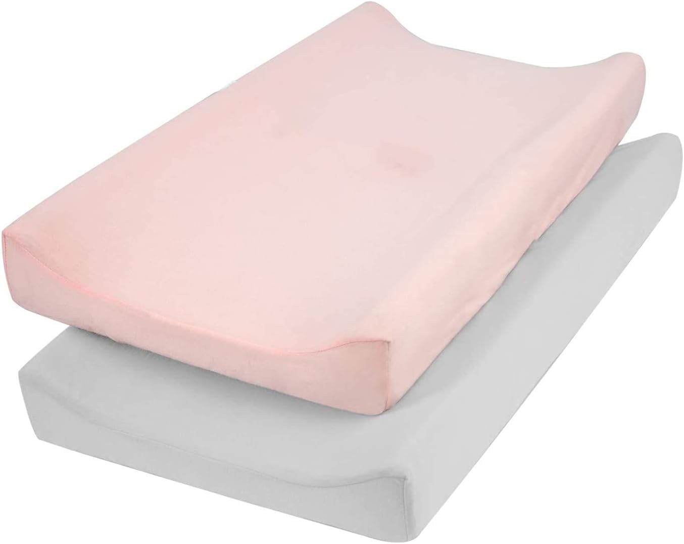 DaMohony 2pcs Changing Pad Cover Set Unisex Soft Breathable Diaper Changing Table Sheets for Baby Boys Girls