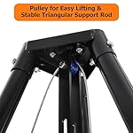 Deer-Hanger-for-Skinning-500-LBS-Deer-Hoist-Tripod-with-Lifting-Winch-Gambrel-Set-and-Tool-Tray-Adjustable-Height-and-360-Degrees-Swivel