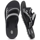 Gold Pigeon Shoes SIMPLUS Yoga Mat Lightweight Waterproof Non-Slip Slide Sandals for Men Size 8.5-9, Women Wide 10-10.5 * 8547 Grey -41