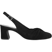 VANELi Womens Darly Pointed Toe Slingback Pumps Dress Casual Mid Heel 2-3" - Black