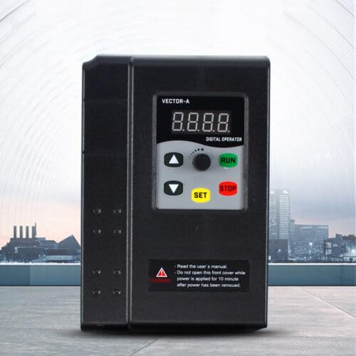 Convertidor de frecuencia variable VDF 1/3 fase, 220 V, 380 V, inversor de frecuencia variable, frecuencia variable, motor (380 V, 1,5 kw)