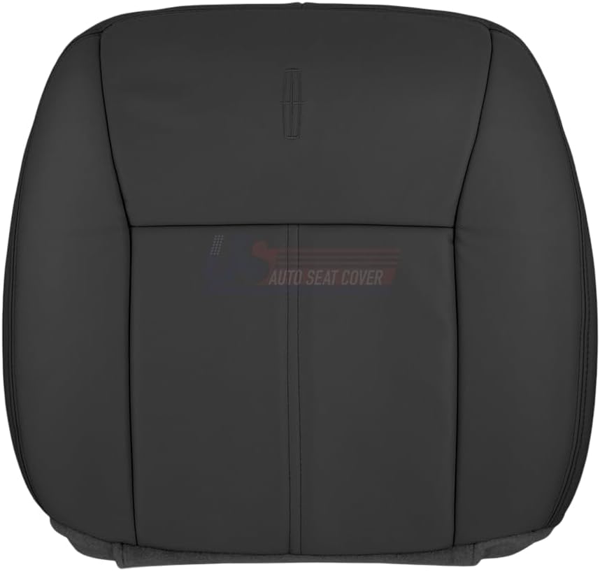 2003 2004 2005 2006 fits Lincoln Town Car Driver Top Leather Seat Cover Black