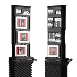 PGYTECH CreateMate Estuche para Tarjetas de Memoria, 18 Ranuras Personalizables para SD/CF/XQD/SIM, IP54 Resistente al Agua/Polvo, Aluminio+Silicona con Mosquetón para Fotógrafos