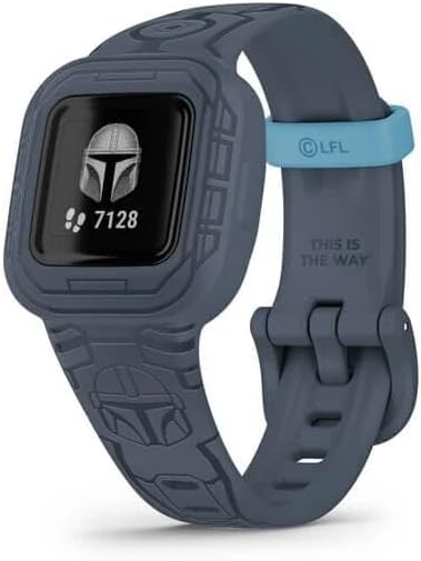 Garmin vívofit jr. 3 Kids Fitness Tracker, The Mandalorian, Activity Tracker for Kids with Parent App, No Charging Required, Swim Friendly (010-02441-15)