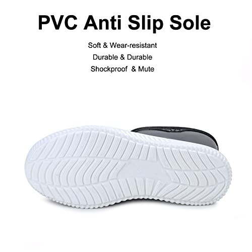 Mens Rain Boots Slip On Non-Slip Rubber Waterproof Ankle Boots Rain Shoes3