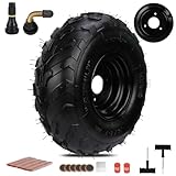 EOPOAYI 16x8-7 Go Kart Tires with Rim 3 lug Replacement for Coolster 110cc 125cc...