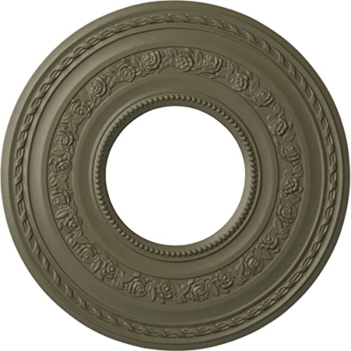 Ekena Millwork CM29ATSSF - 29 3/8"OD x 11 5/8"ID x 1 1/8"P Anthony Ceiling Medallion (Fits Canopies up to 11 5/8") - Ceiling Medallion, Spartan Stone