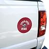 Lenoir-Rhyne University Bears Logo Automotive Car Window Locker Circle Bumper Sticker #3