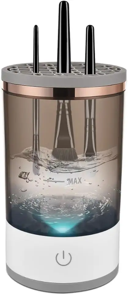 limpador pincel maquiagem - Máquina de limpeza de pincéis de maquiagem – Limpador automático de pincéis de cosméticos, limpador e secador de pincéis de maquiagem elétrico - LIMPADOR DE PINCEL - A QUERIDINHA DO TIKTOK