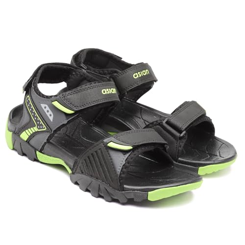 Image of ASIAN Mens VISTARA-11 Casual Sandals with adjustable velcro closure for easy wear with flexible fitting and trendy and stylish looks ideal for everyday use for mens as well as boys