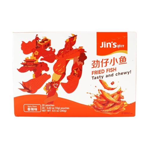 JINZAI Spiced Fish Snack (SPICY)
