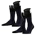 Produktbild FALKE City Herren Socken Shadow 2er Pack, Größe:43/44, Farbe:Black (3003)