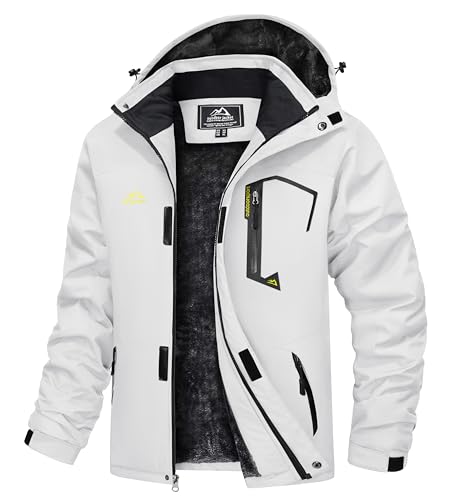 TACVASEN Skijacke Herren Wasserdichte Winddichte Winterjacke Warme...
