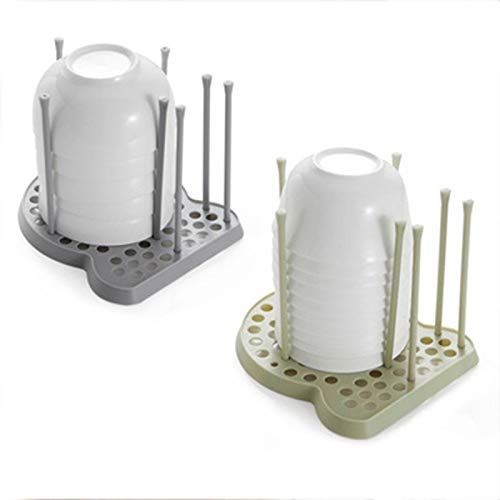 Organisateur d'évier de Cuisine, Support de Rangement pour Tasses, sécheuse, Vaisselle, Bols, Plats et Assiettes, égouttoir à cuillère, étagère de séchage (Gris)