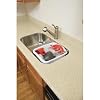 Rubbermaid 15 White Dishpan, 15.6 Qt, 15.23 x 12.46 x 7.8