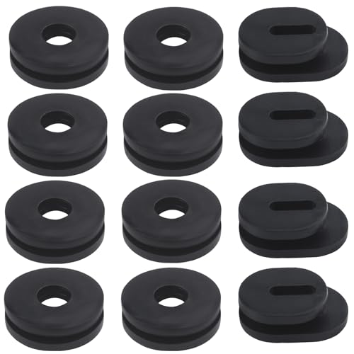 Œillets latéraux en caoutchouc GS125 de haute résistance pour carénage de moto x12