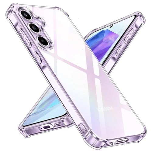 Capa Capinha Com Bordas Anti Impacto Compatível Com Samsung Galaxy A55 Tela de 6.6 Polegadas (Hard G