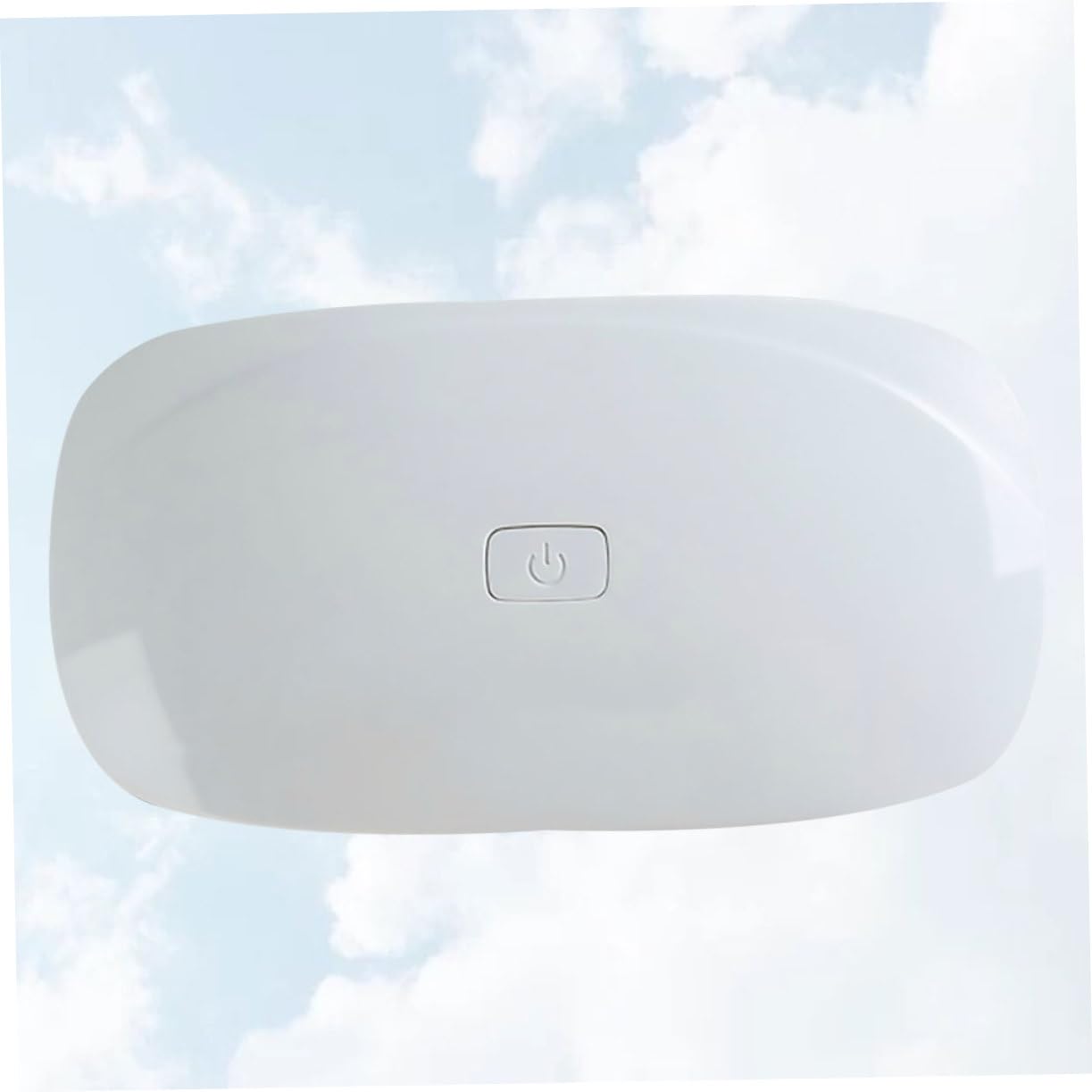 NOLITOY Gel Polish Nail Lamp 6w Led Nail Art Lamp Rechargeable Foldable Mouse Shape 30s/60s Timer White