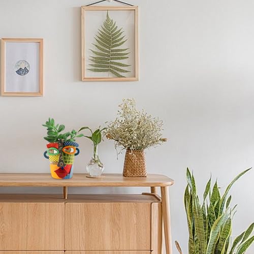 Vase abstrait en pot de fleurs pour remplacer les cache-pots ennuyeux