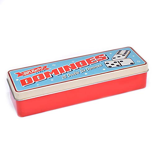 KandyToys Dominoes 28 piezas en caja metálica miniatura 4