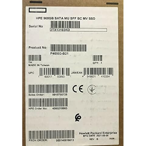 HP HPE Mixed Use 960GB Hot-Swap SSD Cover