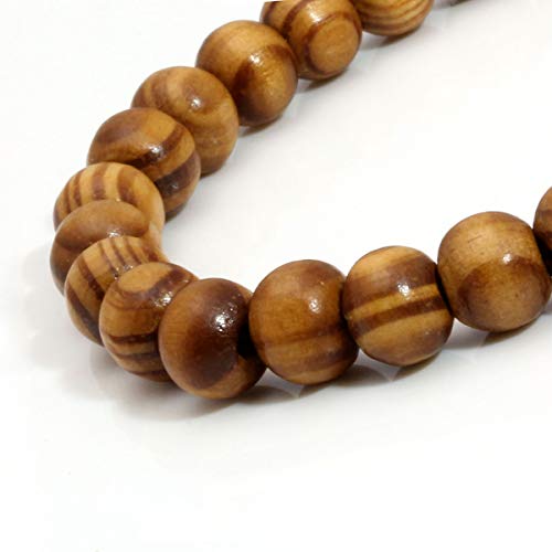 Eigso Wood Bead Bracelet Lava Rock Stone Beads Diffuser Bracelet Gemstone Aromatherapy Bracelet for Men Women3