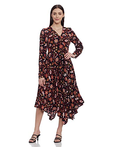 Image of Marks & Spencer Women's Polyester A-Line Knee-Length Casual Dress