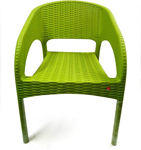 Image of CELLO Kraze Chair - Green | Strong and Durable | Easy to Clean | Chair for Living Room, Bed Room, Kitchen, Office Room, Outdoor | 3 Years Warranty