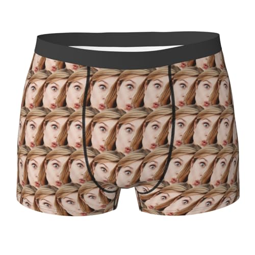 Custom Boxers with Face on Them Custom Underwear for Boyfriend Christmas Birthday Gift Ideas Personalized Boxers for Men Funny Boxers S-2023