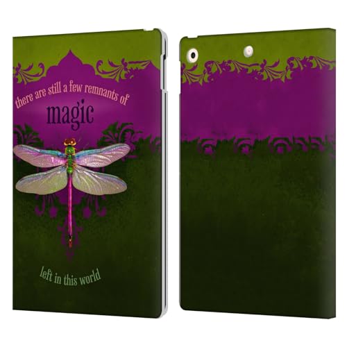 Étui portefeuille en cuir libellule Duirwaigh pour iPad 10.2 protège votre tablette