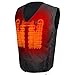Gerbing 7V Rechargeable Battery Unisex Heated Vest Liner – Electric Vest for Winter Hiking, Motorcycle, Hunting, Working Black L/XL