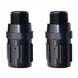 Druckregler, 30 PSI, Gartenbewässerungsventil, Druckregler, Bewässerungsdruckminderer, Bewässerungssystem-Zubehör, 2 Stück