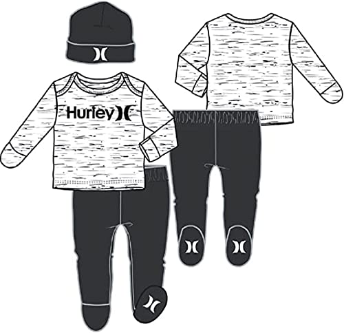 Ensemble de vêtements Hurley pour fille avec casquette t-shirt et pantalon de sport