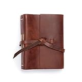 Rustico Photo Album Leather In Saddle, Journey holds 4X6 Photo's - Made in USA