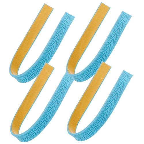 4pcs Silicone Luggage Wheel Covers Mute Shock-absorbing Suitcase Wheel Protectors Lightweight Travel Accessories for Enhanced Durability