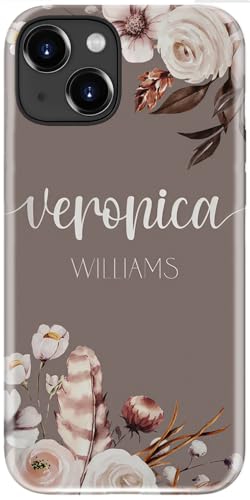 Coque iPhone 13 mignonne aux fleurs sauvages pour femme idéale au quotidien