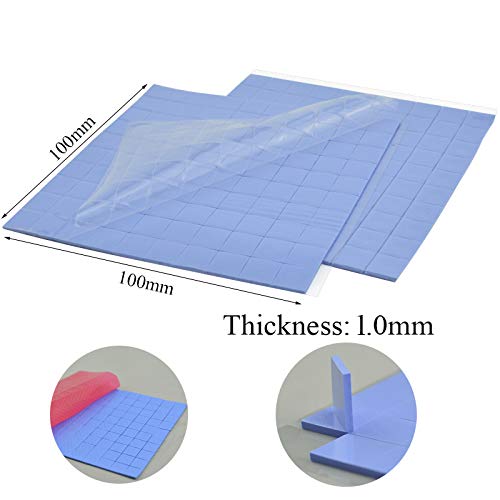 Image secondaire de Kalolary Coussin Thermique, 2 PCS Pad de Refroidissement pour Dissipateur Thermique Double Side Tapes Kühlkörper Cooling Pad pou