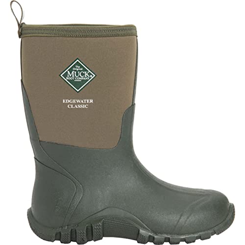 MUCK Men's Edgewater Classic Mid Boot, Green, Size 12(M)