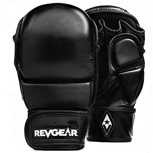 Revgear Pinnacle MMA Gloves | Classic MMA Sparring Glove Design | Multi Layer Foam Padding Over The Knuckles | Thumb Protection