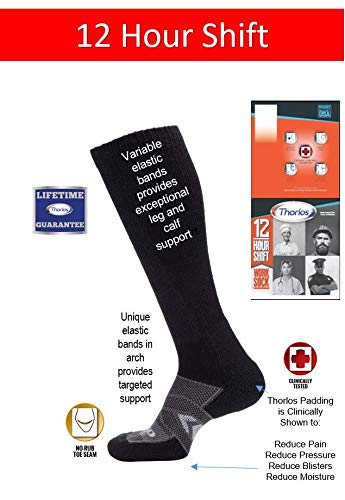 Image of Thorlos 12-Hour Shift Work Crew Socks Single Pair